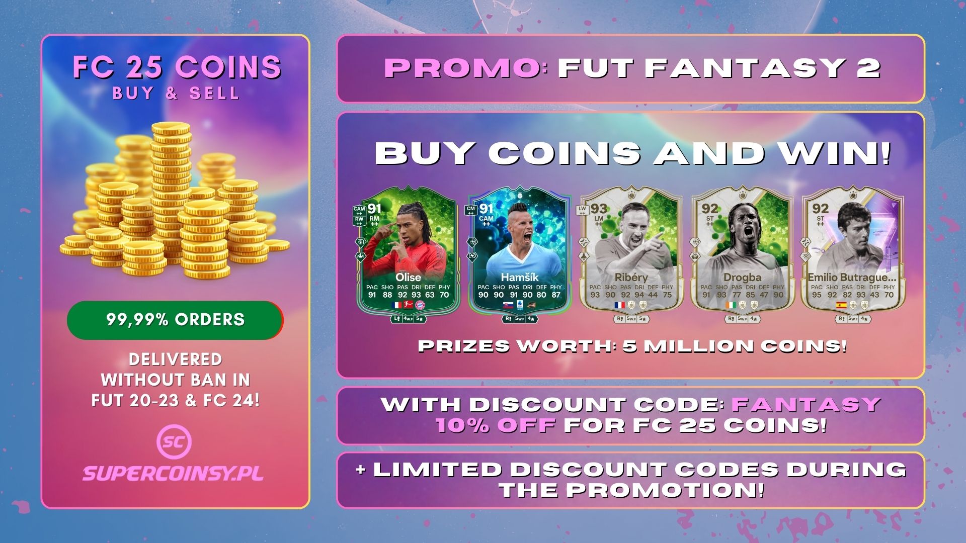 FUT FANTASY 2 FC 25 COINS PROMO